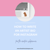 How to Write an Artist Bio for Instagram