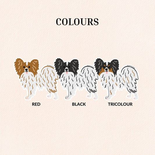 Papillon Vinyl Sticker, 3 Colours