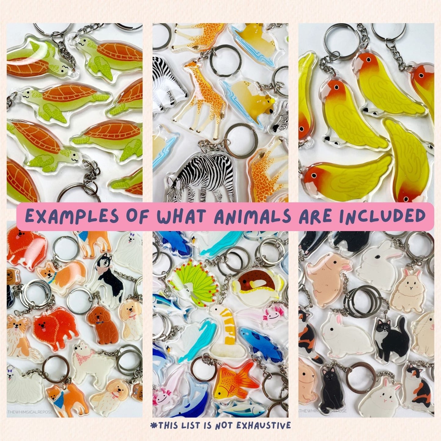 Tiny Zoo Surprise Blind Bag Keychain