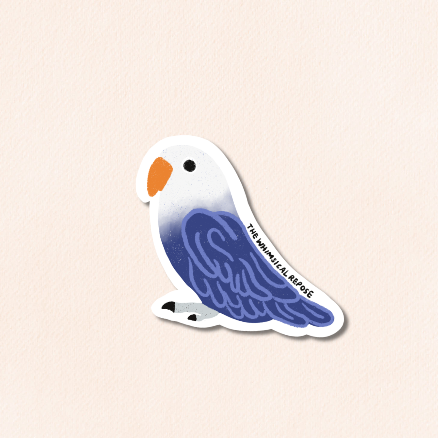 Lovebird Vinyl Sticker, 9 Colours