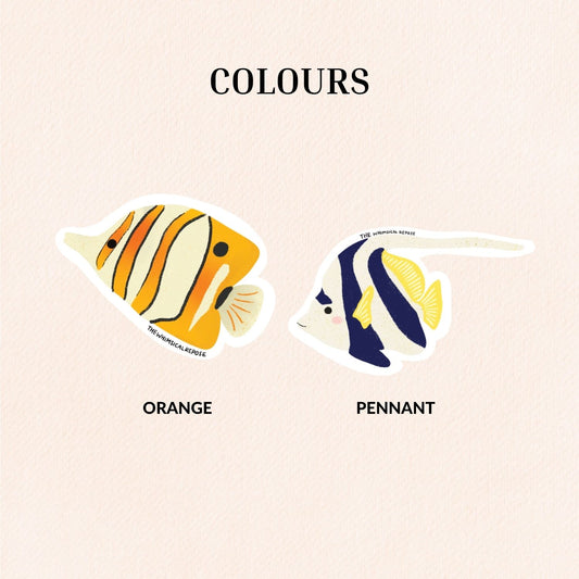 Butterfly Fish Sticker (2 Colours)