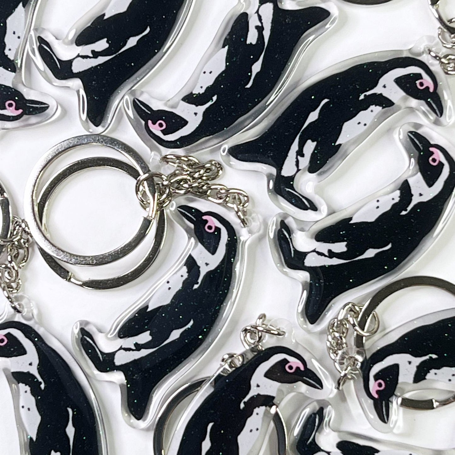 African Penguin Keychain
