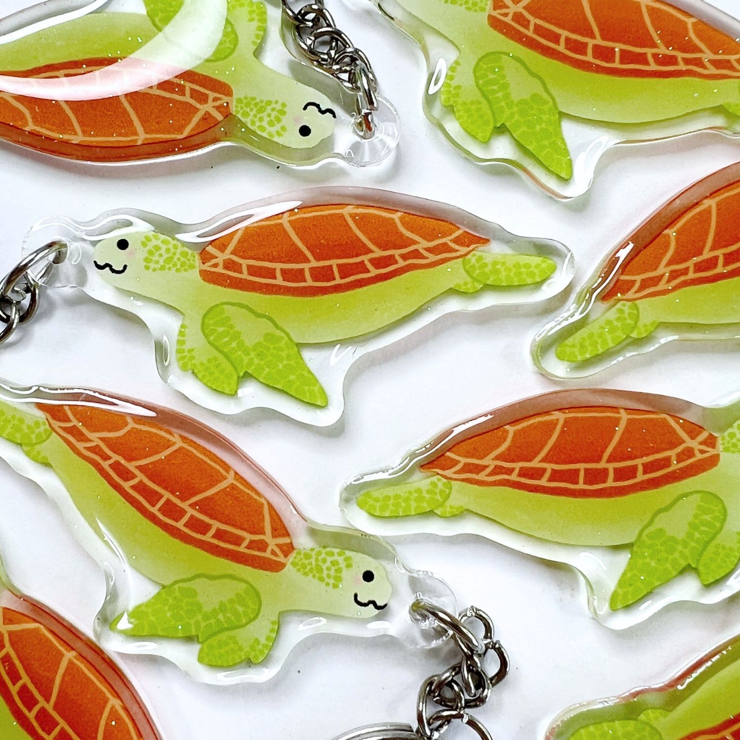 Turtle Acrylic Keychain