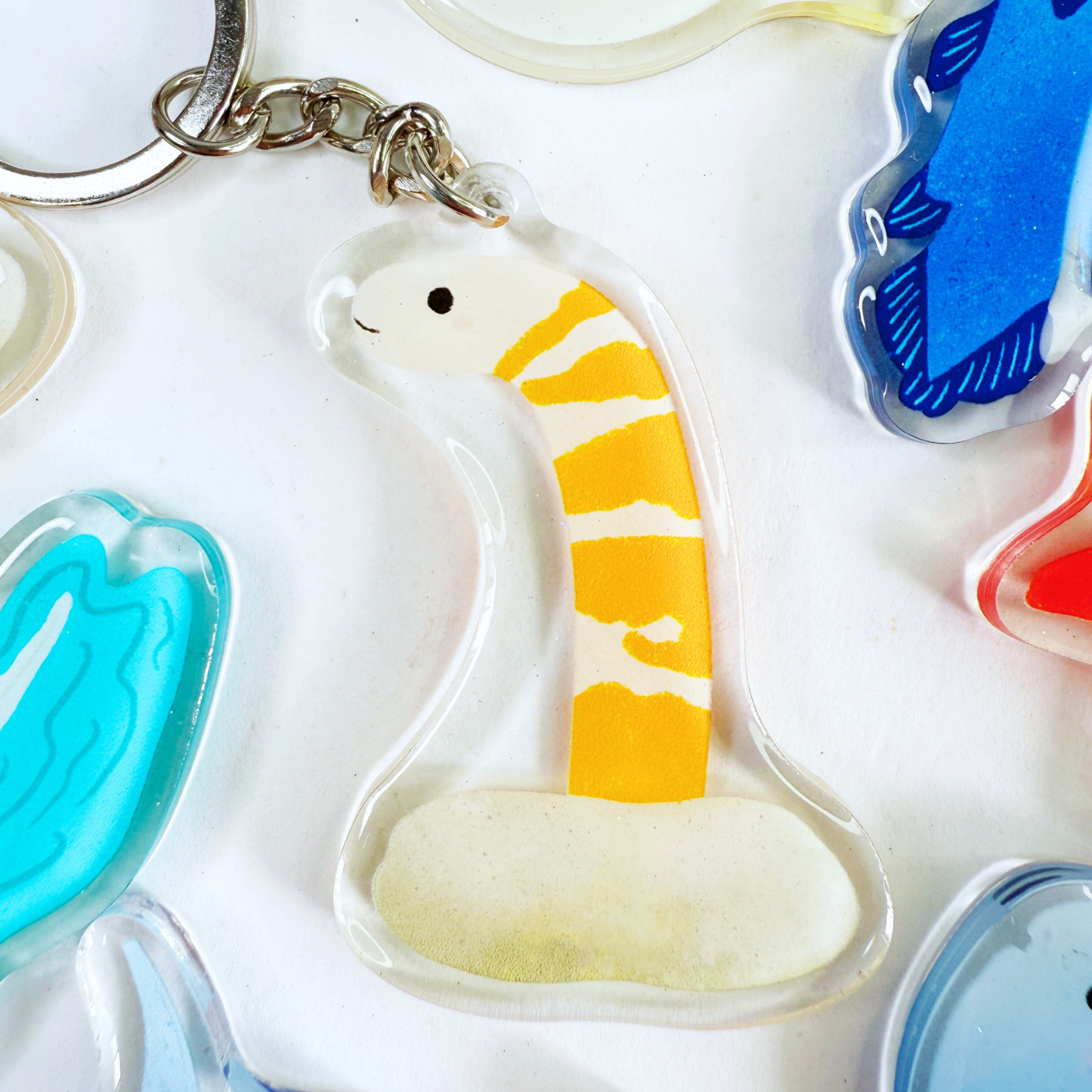Garden Eel Acrylic Keychain