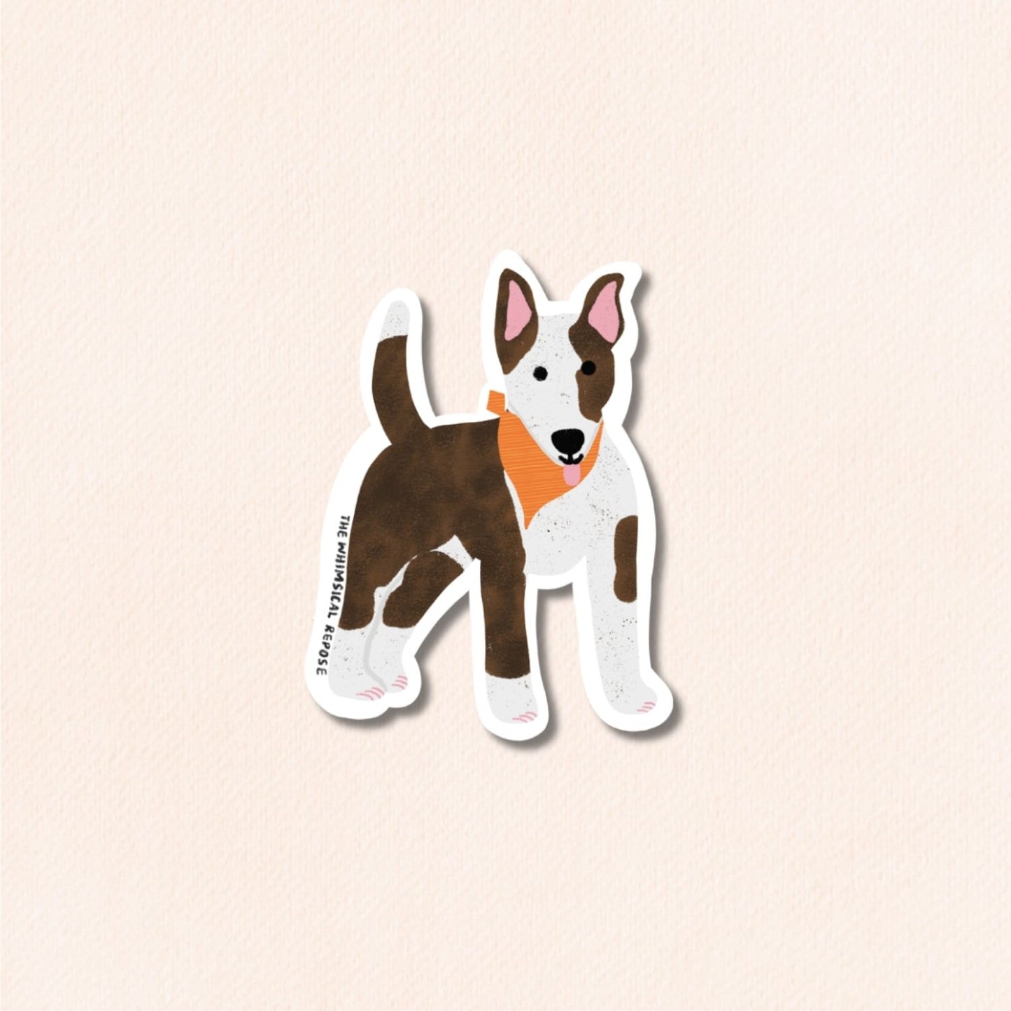 Bull Terrier Vinyl Sticker, 6 Colours