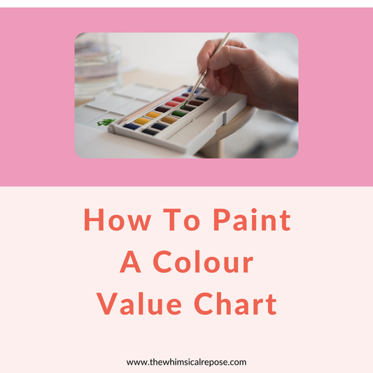 How To Paint A Colour Value Chart