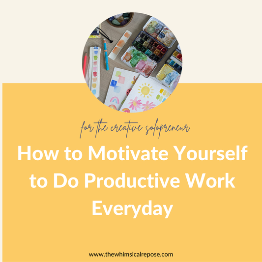 How to Motivate Yourself to Do Productive Work Everyday