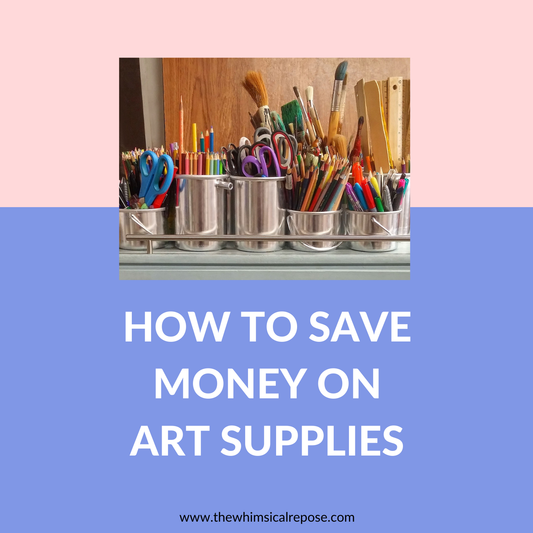 How To Save Money On Art Supplies