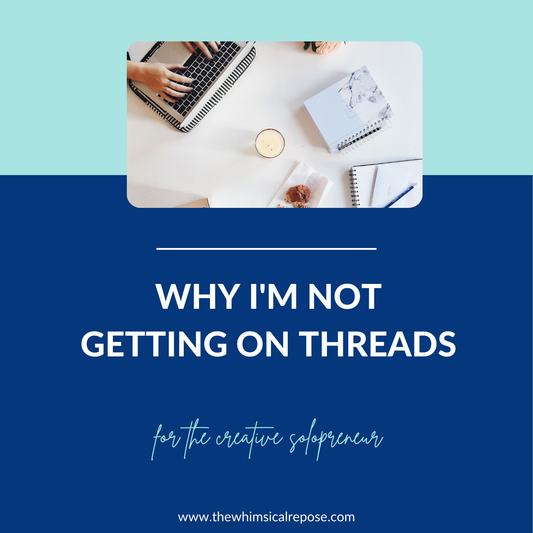 Why I'm Not Getting on Threads