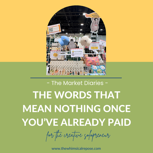 The Words That Mean Nothing Once You've Already Paid