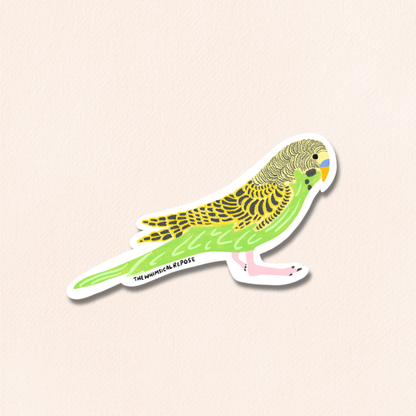 Budgies Vinyl Sticker, 6 Colours
