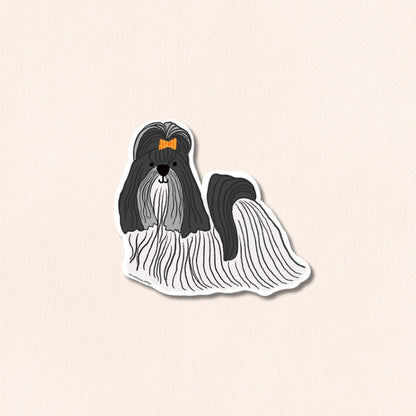 Shih Tzu Vinyl Sticker