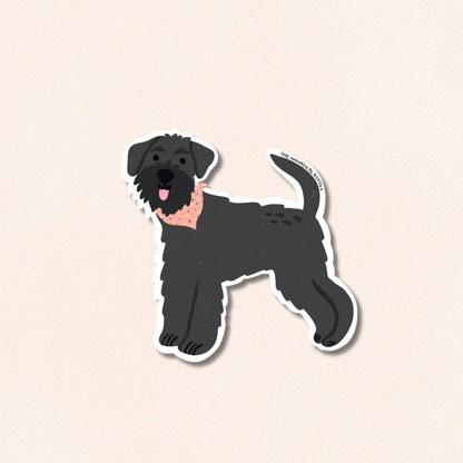 Schnauzer Vinyl Sticker