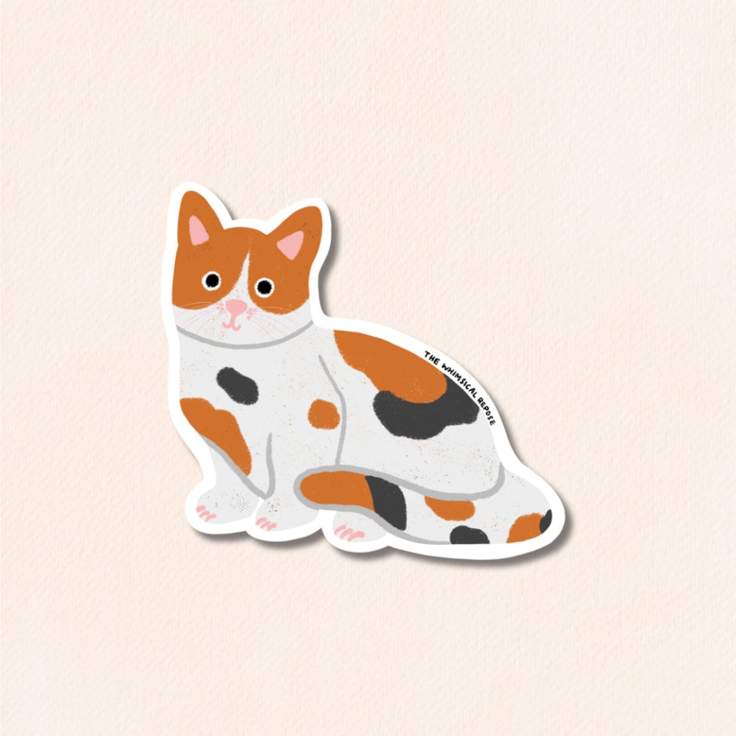 Munchkin Cat Vinyl Sticker, 3 Colours