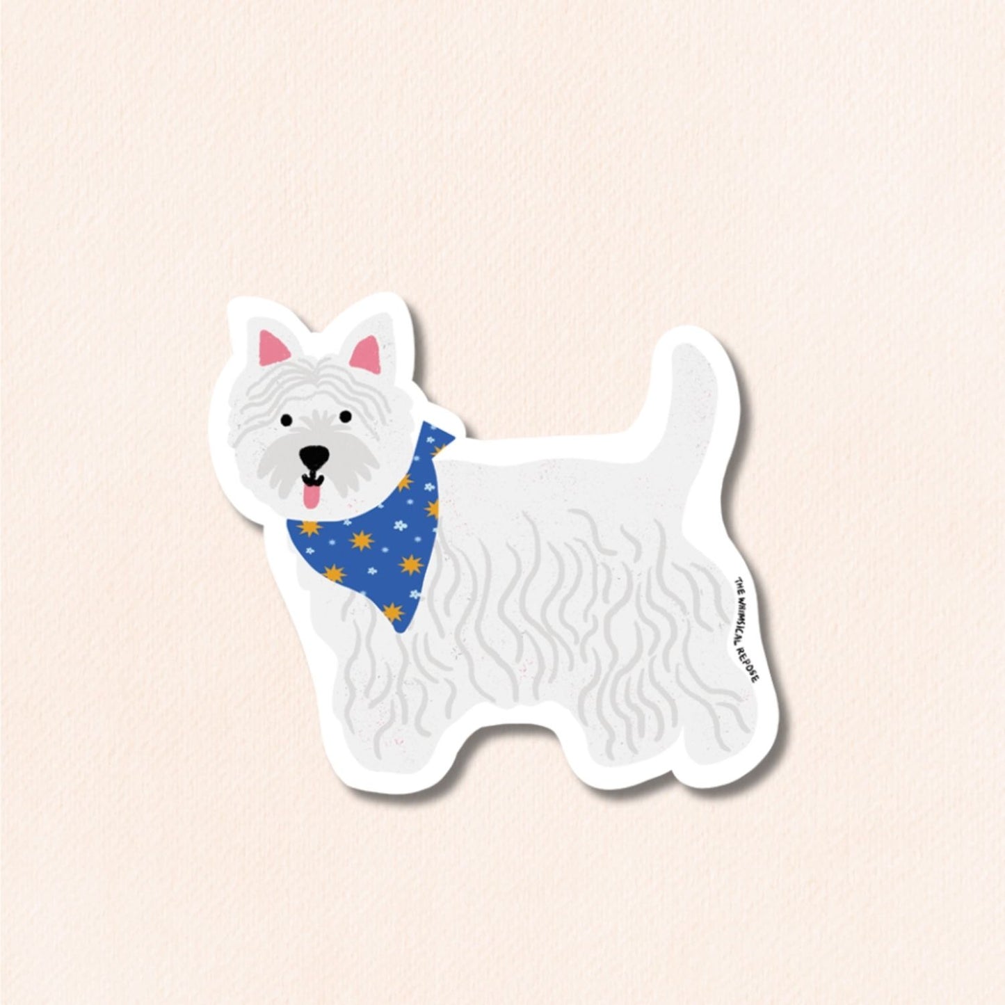 West Highland Terrier Vinyl Sticker