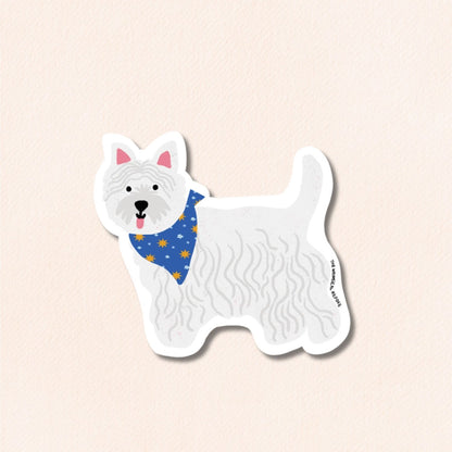 West Highland Terrier Vinyl Sticker