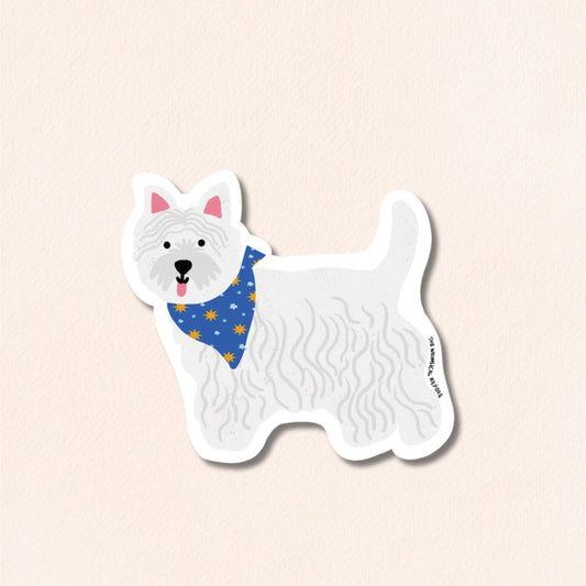 West Highland Terrier Vinyl Sticker