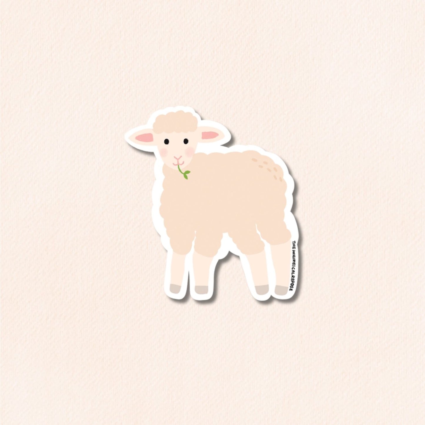 Sheep Vinyl Sticker (2 Colours)