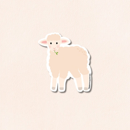 Sheep Vinyl Sticker (2 Colours)