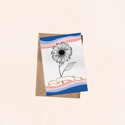 Daisy Floral Greeting Card