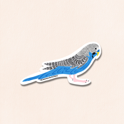 Budgies Vinyl Sticker, 6 Colours