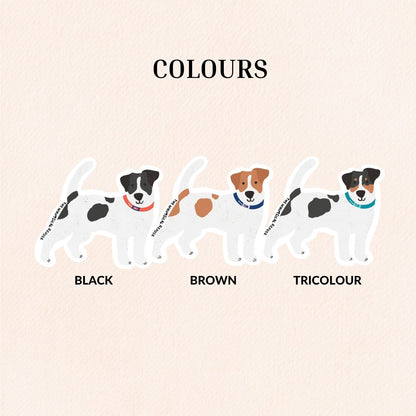 Jack Russell Terrier Vinyl Sticker, 3 Colours