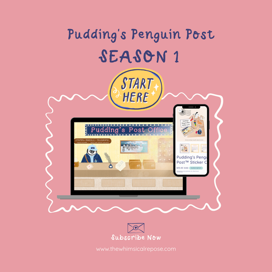 Pudding’s Penguin Post™ Season 1:  A Monthly Collectible Story