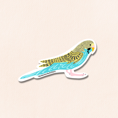 Budgies Vinyl Sticker, 6 Colours