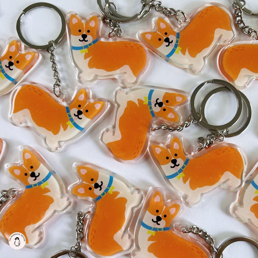 Pembroke Welsh Corgi Acrylic Keychain