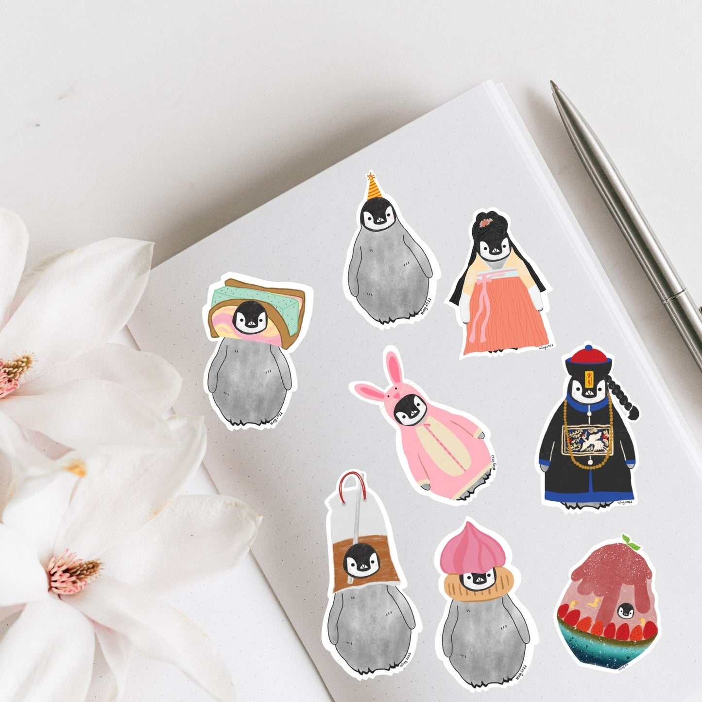 Pudding the Penguin Balm Vinyl Sticker