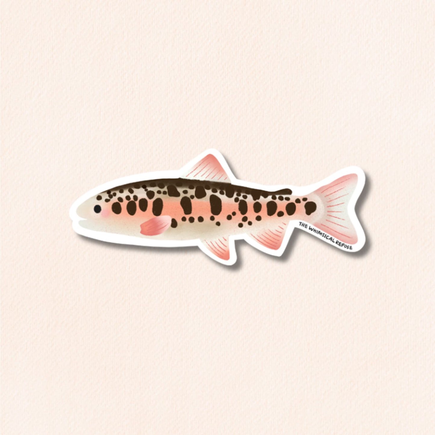 Cherry Salmon Sticker