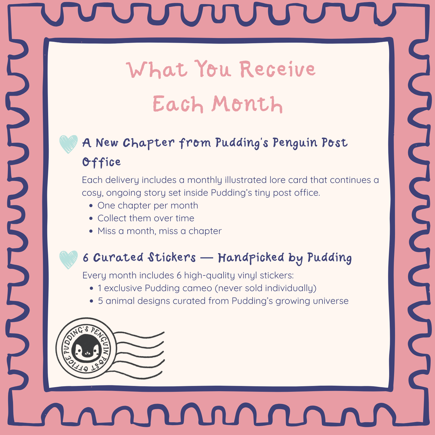 Pudding's Starter Mail | A Peek Inside the Pudding Mail Club