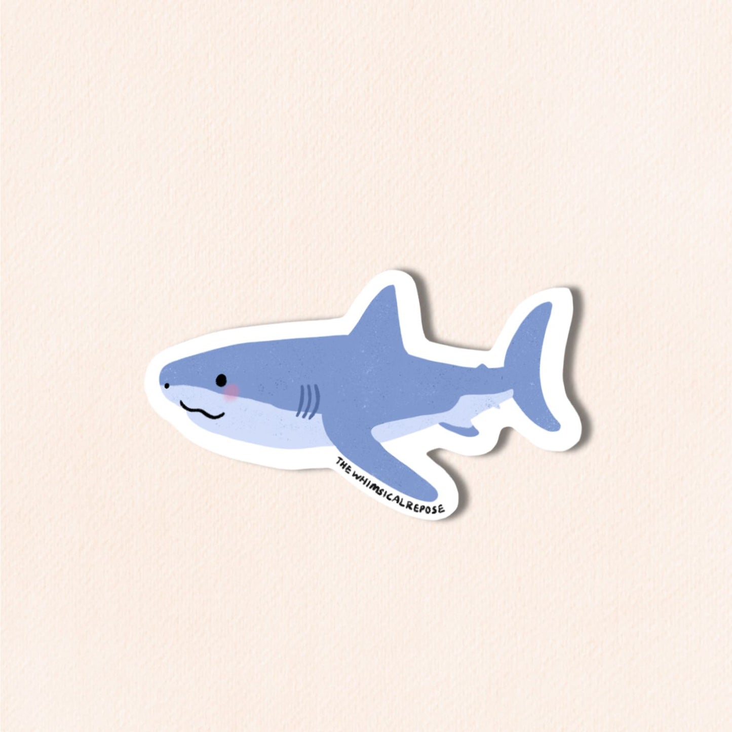 Great White Shark Vinyl Sticker