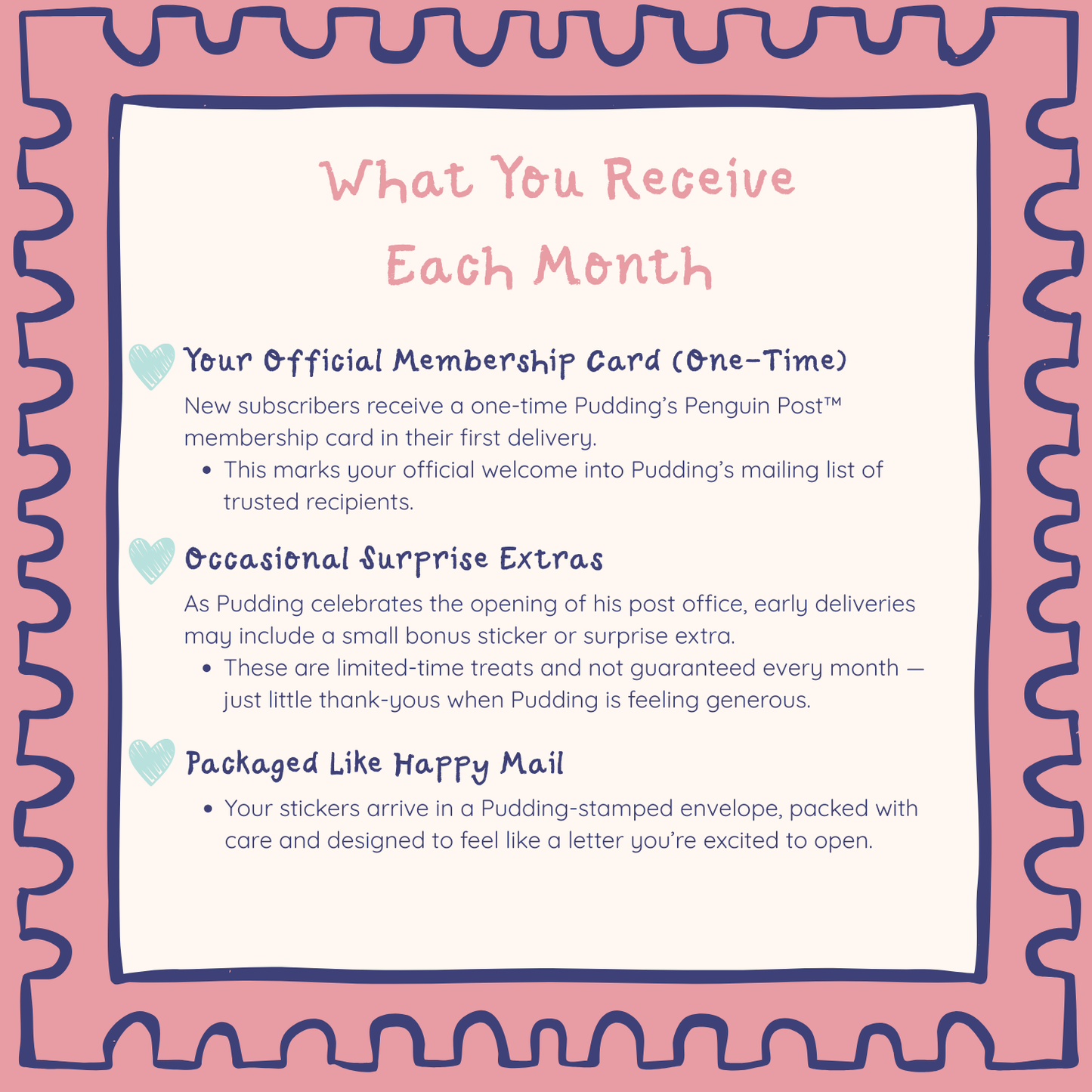 Pudding's Starter Mail | A Peek Inside the Pudding Mail Club