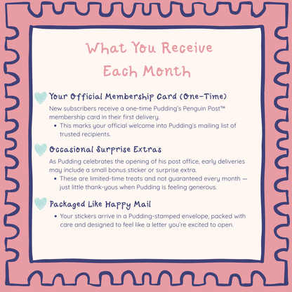 Pudding's Starter Mail | A Peek Inside the Pudding Mail Club