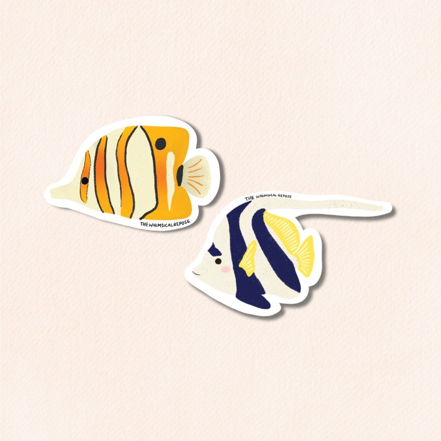 Butterfly Fish Sticker (2 Colours)