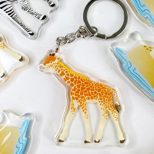 Giraffe Acrylic Keychain