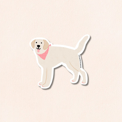 Labrador Retriever Sticker, 4 Colours