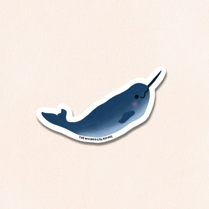 Narwhal Vinyl Sticker