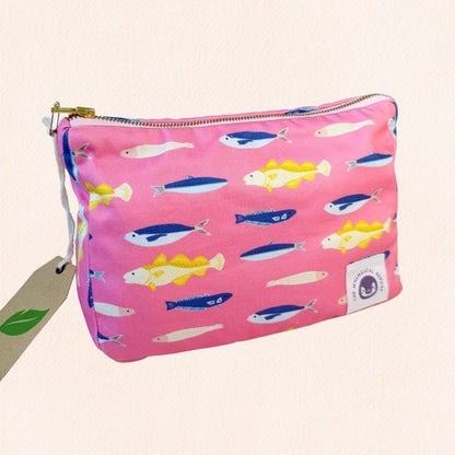 Swimming with the Fishes Zipper Pouch