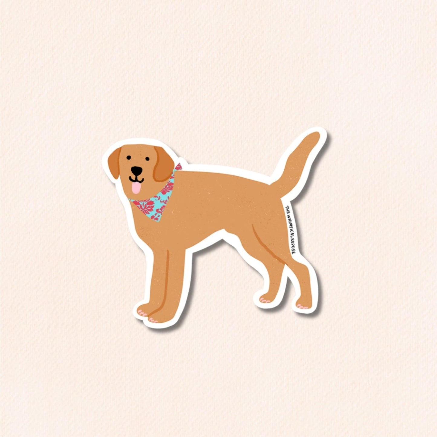 Labrador Retriever Sticker, 4 Colours