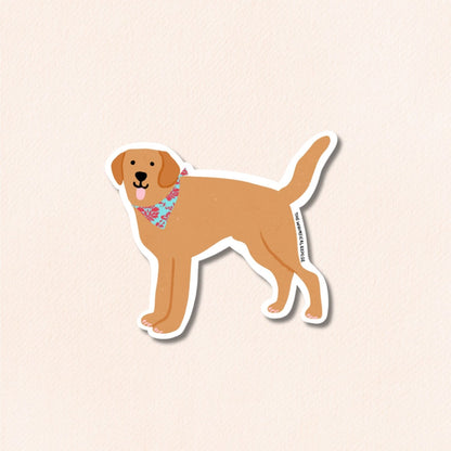 Labrador Retriever Sticker, 4 Colours