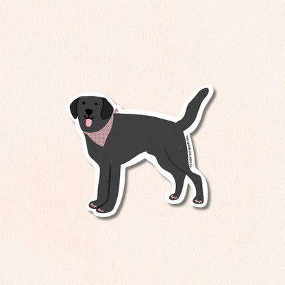 Labrador Retriever Sticker, 4 Colours