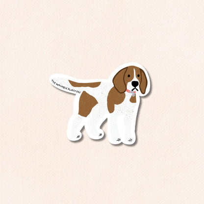 Beagle Vinyl Sticker, 4 Colours