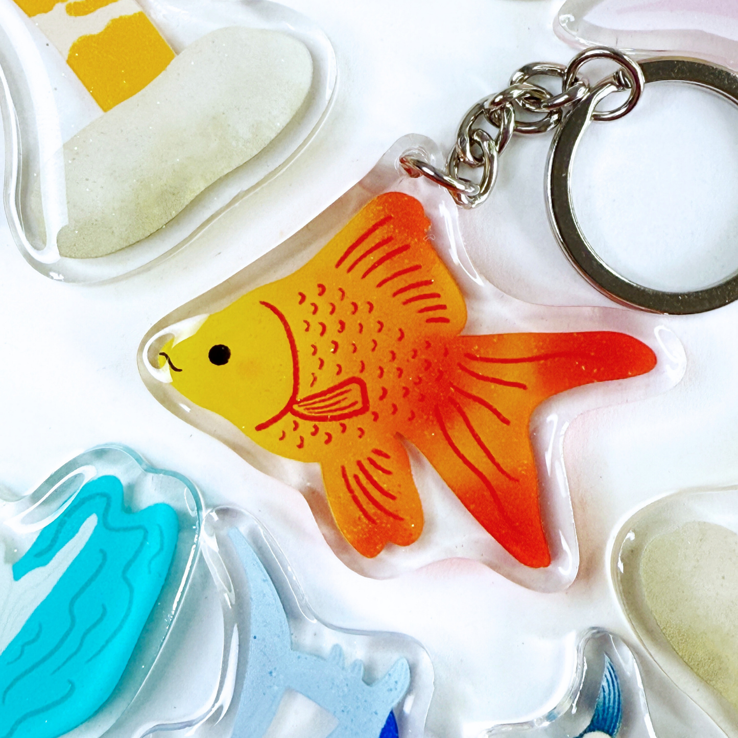Goldfish Acrylic Keychain