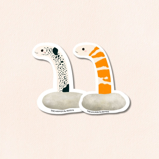 Garden Eel Vinyl Sticker