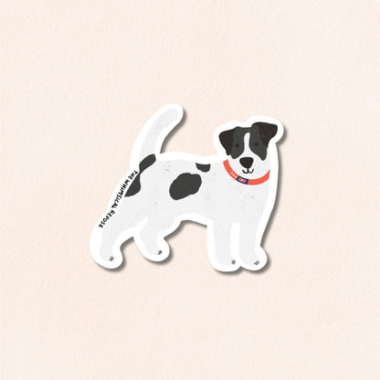 Jack Russell Terrier Vinyl Sticker, 3 Colours