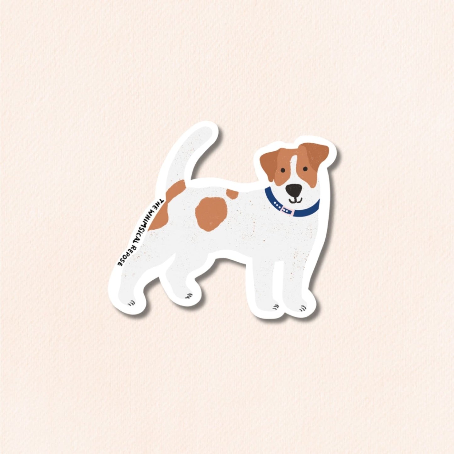 Jack Russell Terrier Vinyl Sticker, 3 Colours