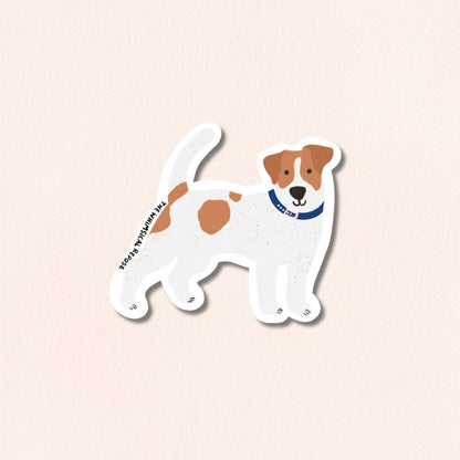 Jack Russell Terrier Vinyl Sticker, 3 Colours