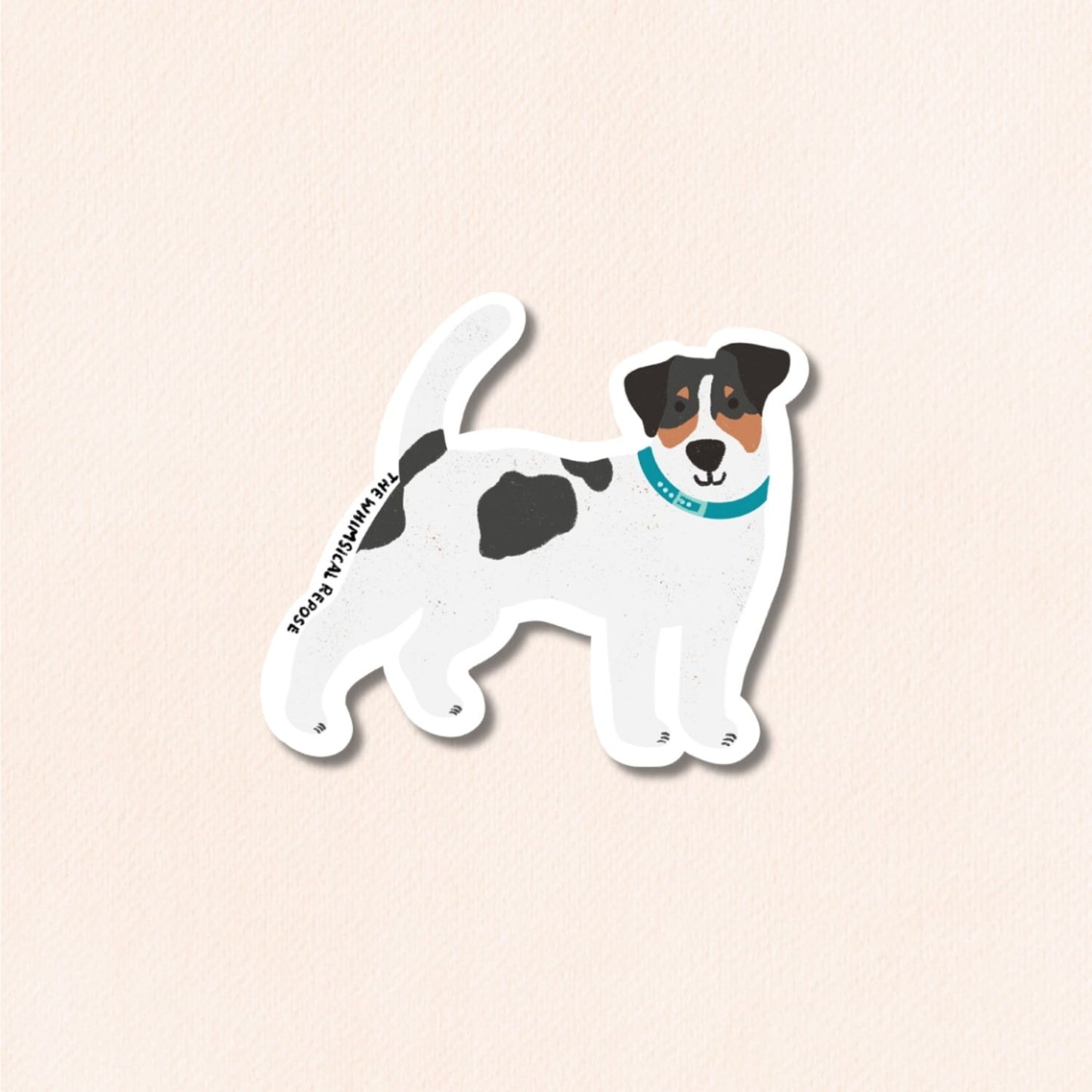 Jack Russell Terrier Vinyl Sticker, 3 Colours